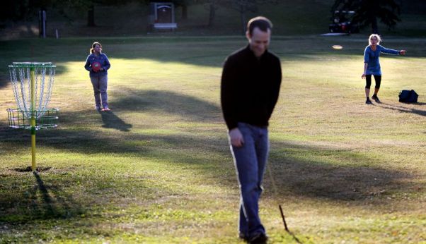 Disc golf and ball golf