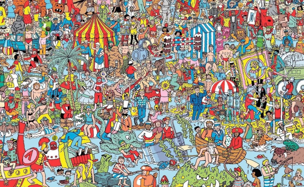 Where is waldo cover art Second Option D2